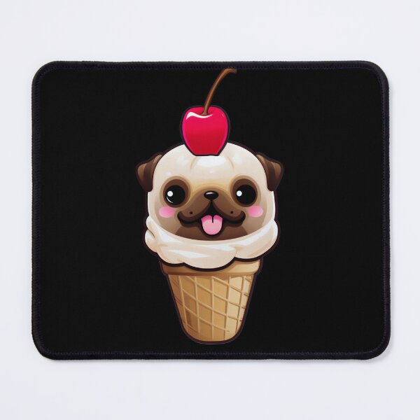 Item preview, Ice Cream Pug designed and sold by Basti09.