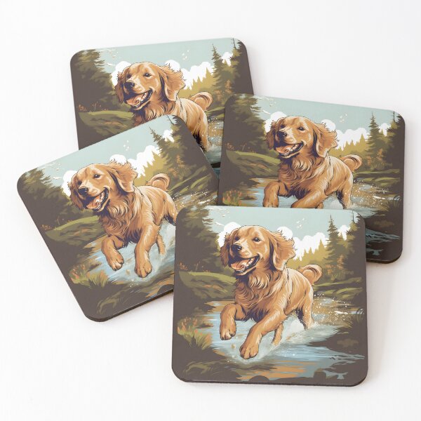 Item preview, Golden Retriever designed and sold by SMRprintdesign.