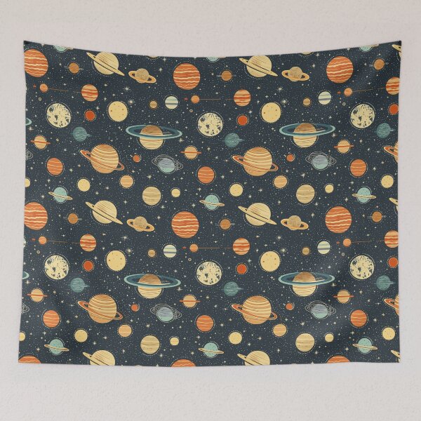 Item preview, Vintage Solar System Pattern - Solaris Systema designed and sold by ShobulousStudio.