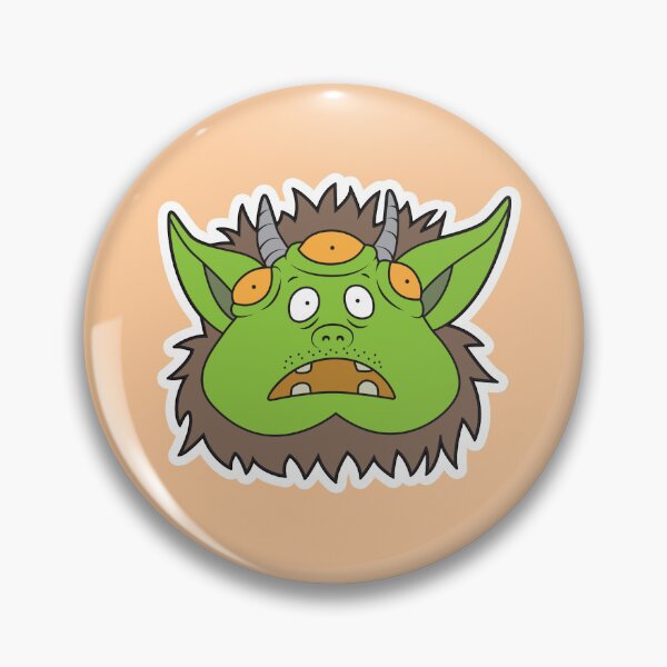 Item preview, MUNSTA - Surprised Green Monster designed and sold by OWLSTANDING.