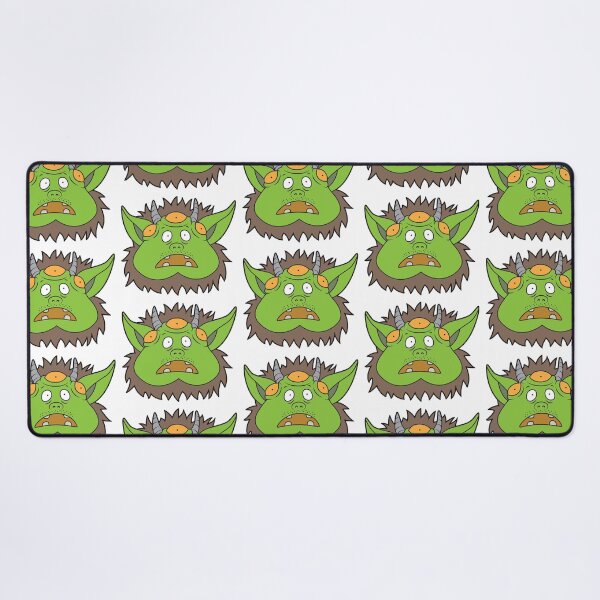Item preview, MUNSTA - Surprised Green Monster designed and sold by OWLSTANDING.