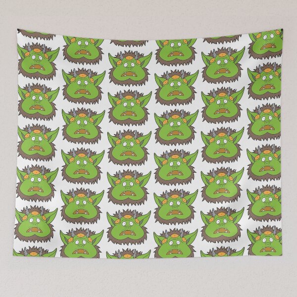 Item preview, MUNSTA - Surprised Green Monster designed and sold by OWLSTANDING.