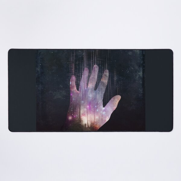 Item preview, Hand and Universe Double Exposure designed and sold by Dyrk Wyst Redbubble Shop.