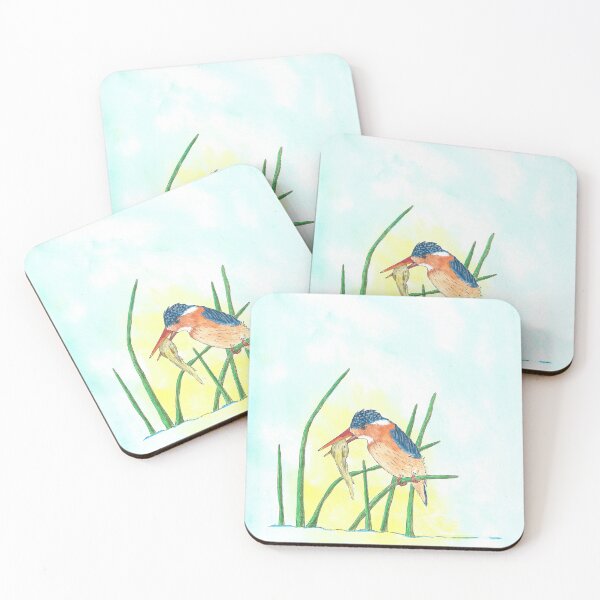Item preview, Malachite kingfisher designed and sold by Anita Bunn.