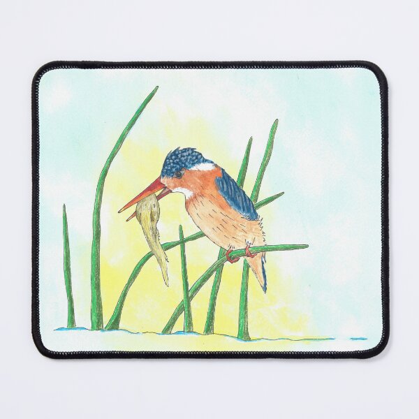 Item preview, Malachite kingfisher designed and sold by Anita Bunn.