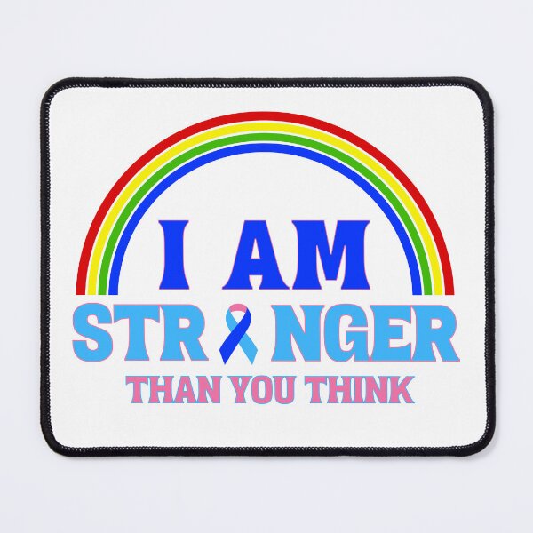 Item preview, I Am Stronger Than You Think, Pregnancy Infant Loss Awareness designed and sold by JazzyCrafting.