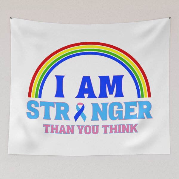 Item preview, I Am Stronger Than You Think, Pregnancy Infant Loss Awareness designed and sold by JazzyCrafting.