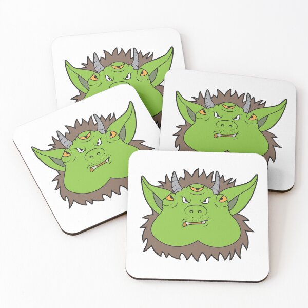 Item preview, MUNSTA - Angry Green Monster designed and sold by OWLSTANDING.