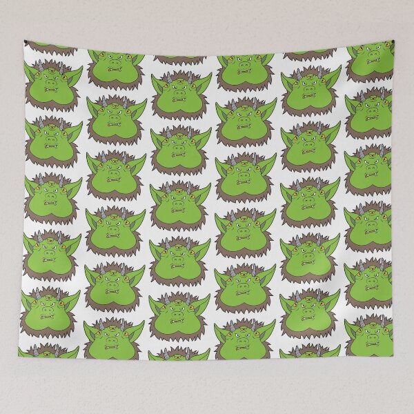 Item preview, MUNSTA - Angry Green Monster designed and sold by OWLSTANDING.