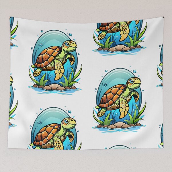 Item preview, "cartoon turtle" designed and sold by duhnnae.
