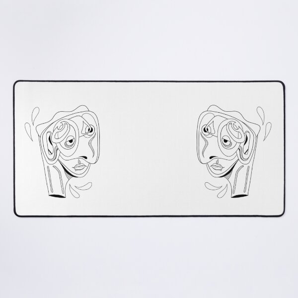 Item preview, Heads up line art designed and sold by DOriginaleArt.