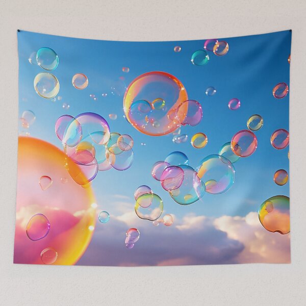 Item preview, Vibrant bubbles in the sky designed and sold by VisualFeeling.