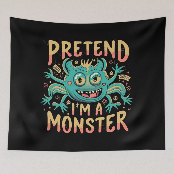 Item preview, Pretend I'm A Monster Halloween designed and sold by teeturle.