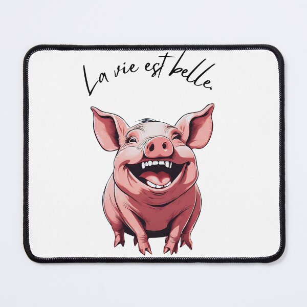 Item preview, Life is good, happy pig. designed and sold by Street-art21.