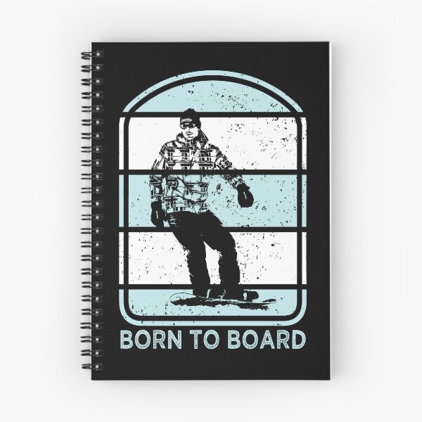 Aperçu de l'œuvre Born to Board créée et vendue par PJDesignsESP.