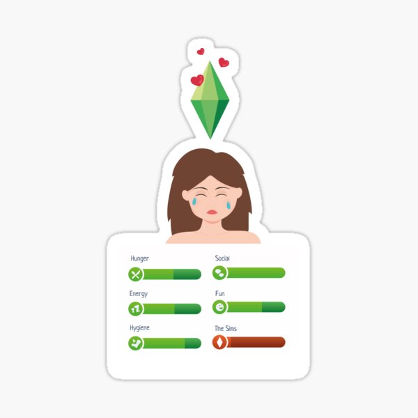 Sims 4 Cheat Sheet Sticker Sticker for Sale by Naama Tamir