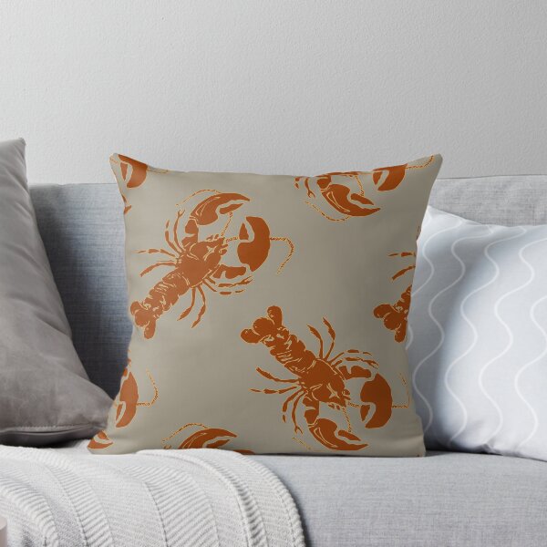 Aperçu de l'œuvre Russet Maine homards sur le gris créée et vendue par Salt & Keep.
