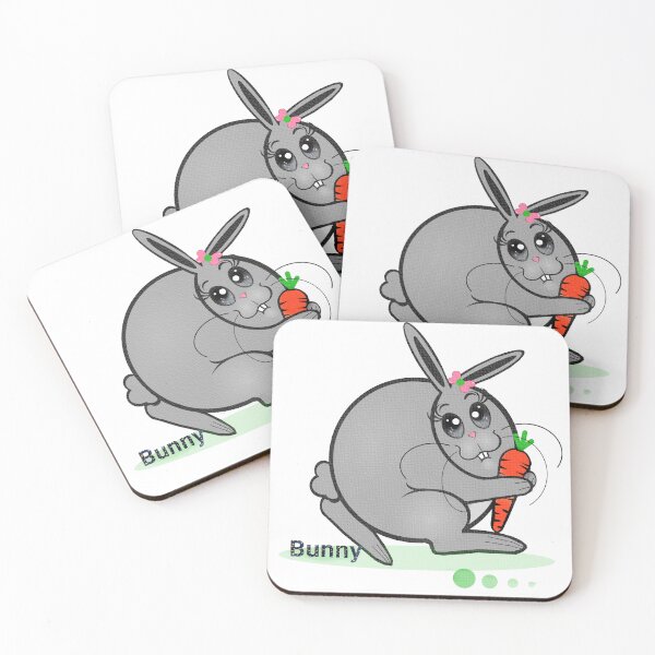 Item preview, Chonky Bunny (Rabbit)  designed and sold by Shirley cute art .