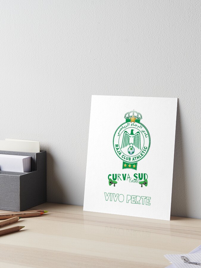 Casablanca, Ultras Green Boys, Curva Sud Poster for Sale by y4shiro