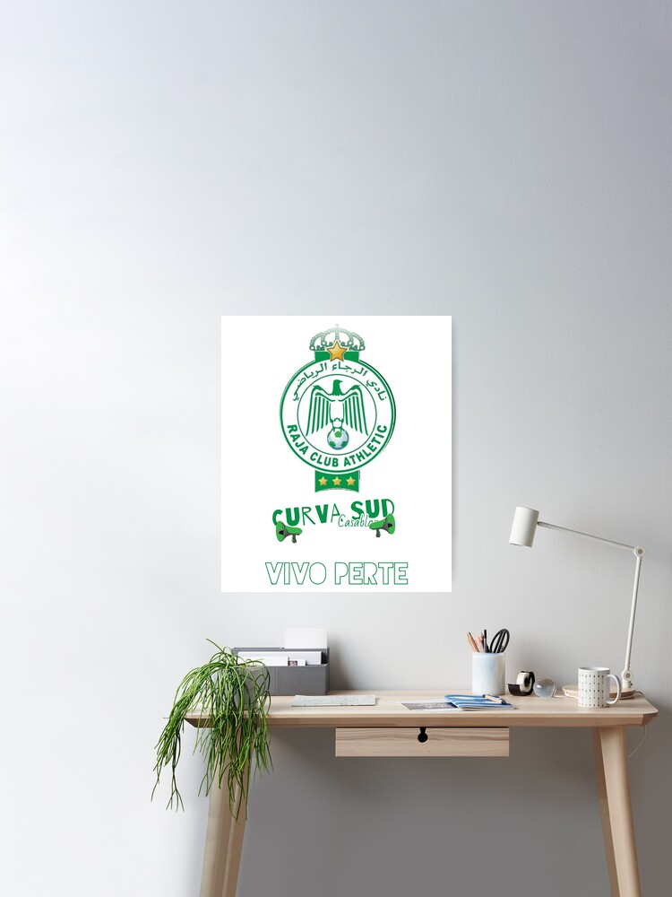 Casablanca, Ultras Green Boys, Curva Sud Poster for Sale by y4shiro