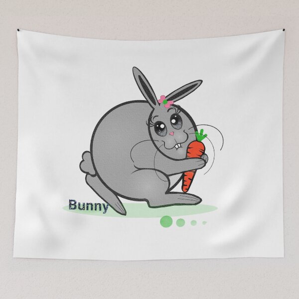 Item preview, Chonky Bunny (Rabbit)  designed and sold by Shirley cute art .