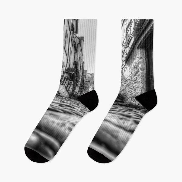 Item preview, Clovelly, Uphill, Black And White designed and sold by Paul Thompson Photography.