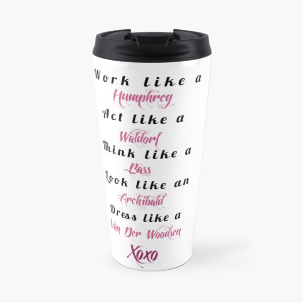 Chica chismosa Taza de viaje