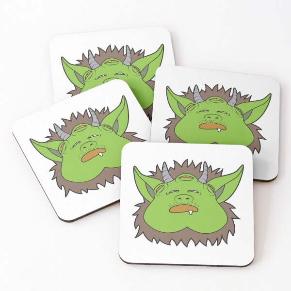 Item preview, MUNSTA - Sleepy Green Monster designed and sold by OWLSTANDING.