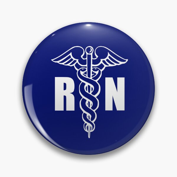 Item preview, RN Nurse Medical Symbol Caduceus designed and sold by Meliafroggy.