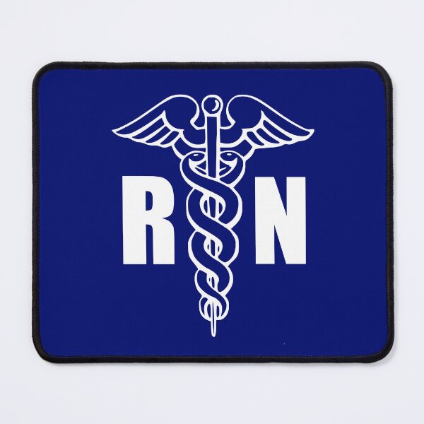 Item preview, RN Nurse Medical Symbol Caduceus designed and sold by Meliafroggy.