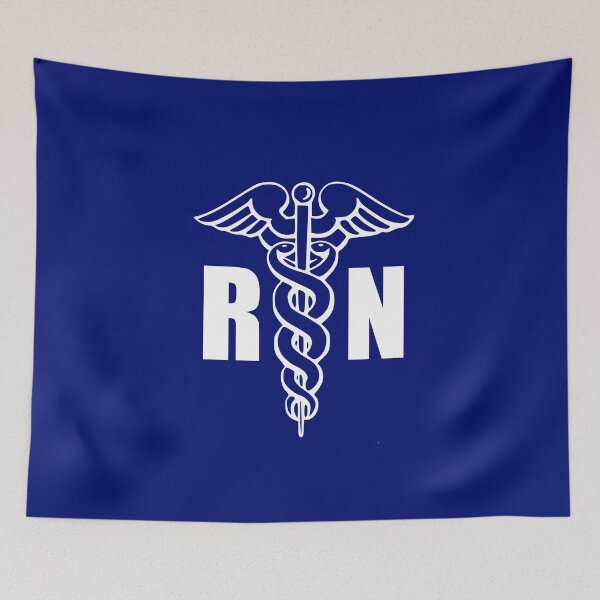 Item preview, RN Nurse Medical Symbol Caduceus designed and sold by Meliafroggy.