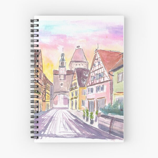 Item preview, Rothenburg Tauber Medieval Feelings with Markusturm and Rödergasse designed and sold by artshop77.