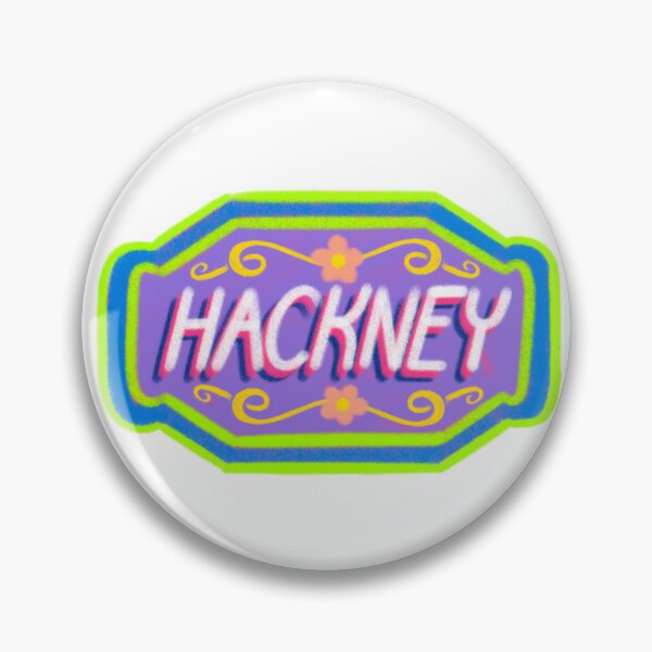 Item preview, Hackney London Patch with flowers and flourish designed and sold by HersCreative.