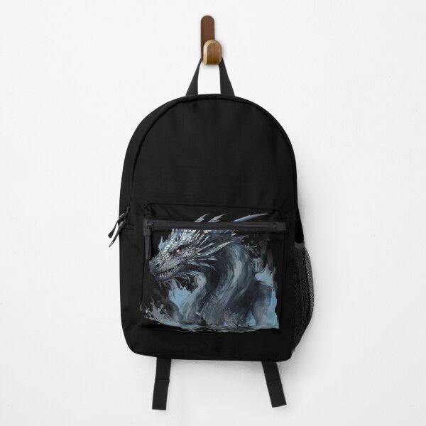 Item preview, Water Dragon Art Black Dragon Red Eyes designed and sold by AnnaMDesign.