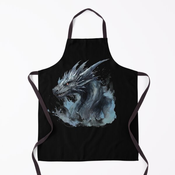 Item preview, Water Dragon Art Black Dragon Red Eyes designed and sold by AnnaMDesign.
