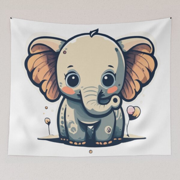 Item preview, Cute baby elephant designed and sold by Virginiia89.
