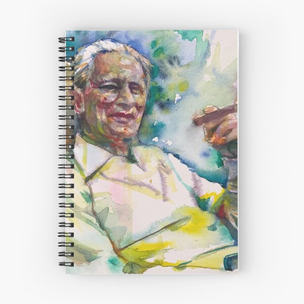 Item preview, HERBERT MARCUSE watercolor portrait .2 designed and sold by lautir.