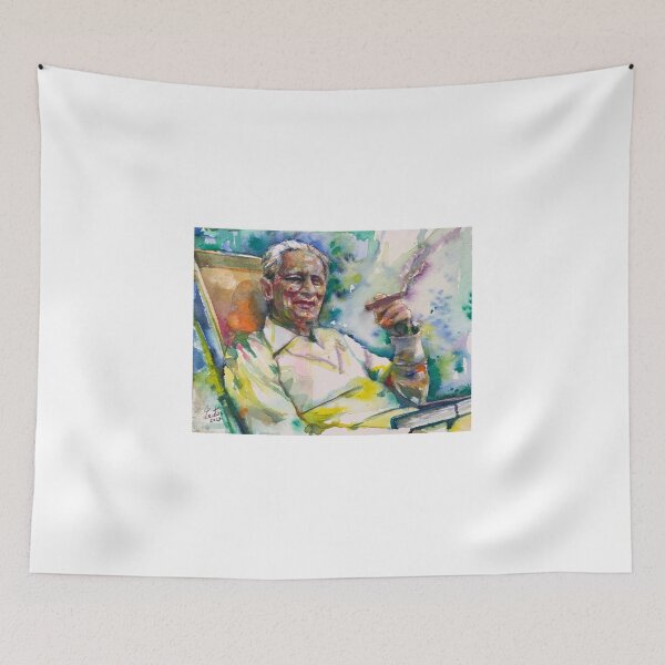 Item preview, HERBERT MARCUSE watercolor portrait .2 designed and sold by lautir.