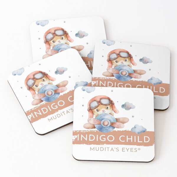 Item preview, Colorful Classic Indigo Child Nursery Rabbit Sticker designed and sold by MuditasEyes.