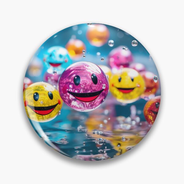 Item preview, Smiling vibrant bubbles underwater designed and sold by VisualFeeling.