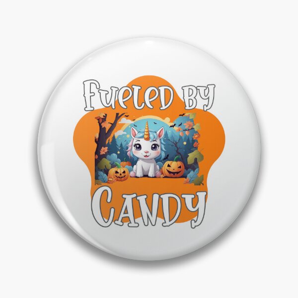 Item preview, Unicorn Fueled By Candy Trick or Treat Halloween designed and sold by EmilyUpNorth.