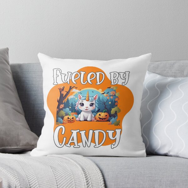 Item preview, Unicorn Fueled By Candy Trick or Treat Halloween designed and sold by EmilyUpNorth.