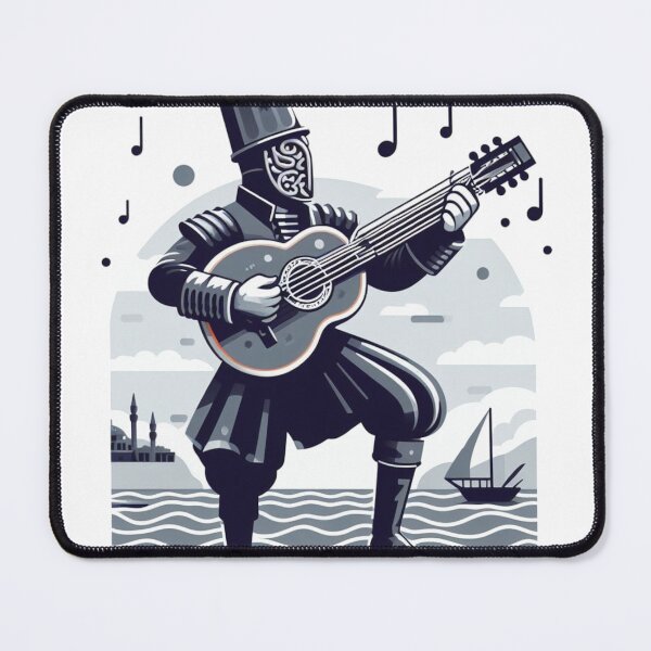 Item preview, Man is Playing Guitar with a View of Istanbul designed and sold by Gulyabani.