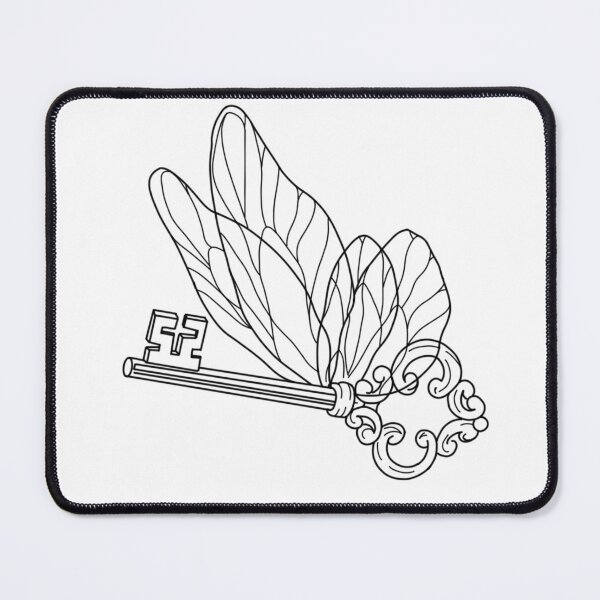 Item preview, Winged key designed and sold by Pink-Poison-Ink.