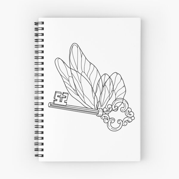Item preview, Winged key designed and sold by Pink-Poison-Ink.