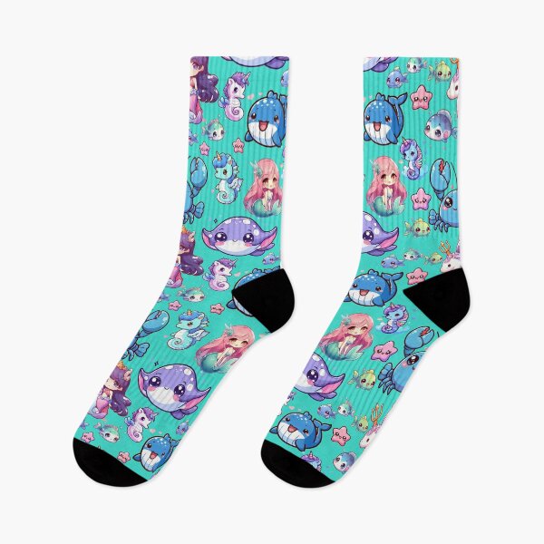 Item preview, Cute Mermaid and Unicorn Seahorse (Turquoise) designed and sold by andydavistech.