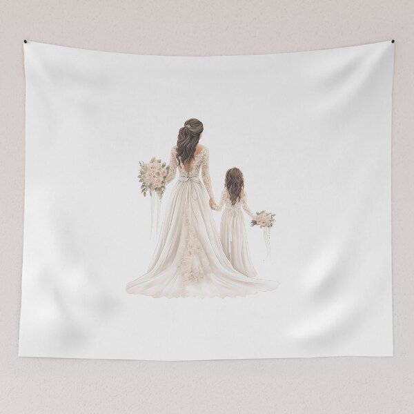 Item preview, Bride And Flower Girl designed and sold by OutbreakDesigns.