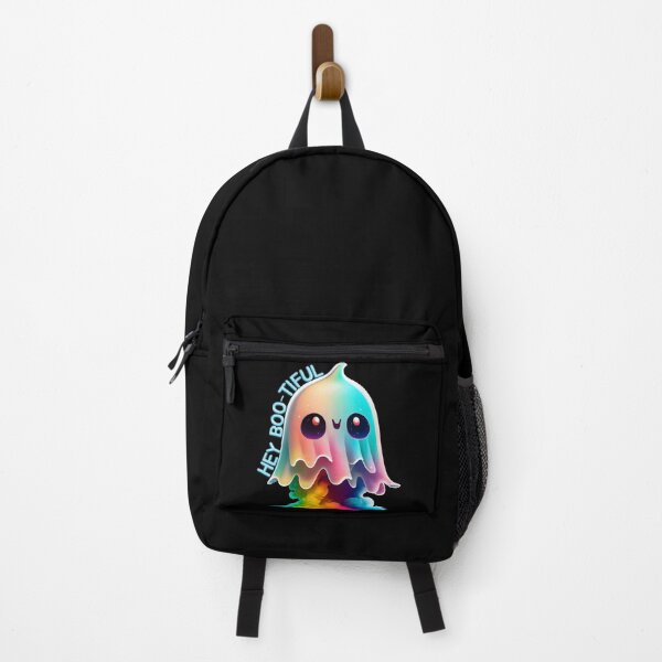 Item preview, HEY BOO-TIFUL Rainbow Sheet Ghost Halloween Design designed and sold by JaydedArt.