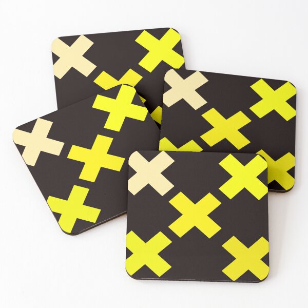Item preview, Yellow Xs designed and sold by awsomepatterns.