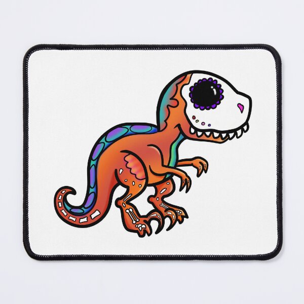 Item preview, Day of the Dead inspired Sugar Skull Raptor designed and sold by Fr0mtheMachine.